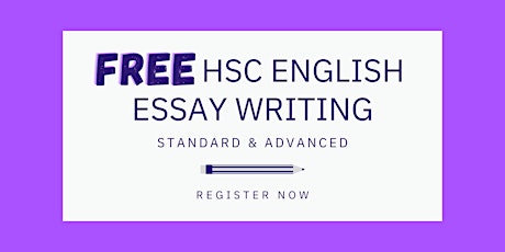 FREE HSC Essay Writing Workshop (ONLINE) primary image