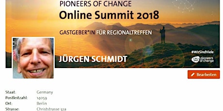 Hauptbild für Pioneers of Change-Treffen/Berlin