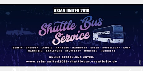 Hauptbild für ASIAN UNITED 2018 / SHUTTLE BUS