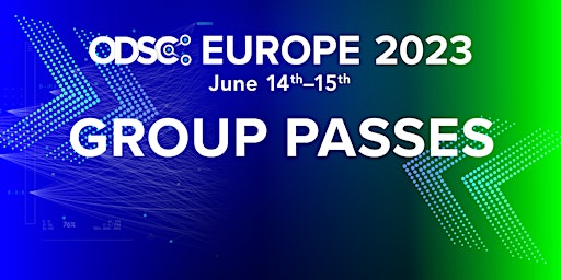 ODSC Europe Conference 2023 | Group Registrations