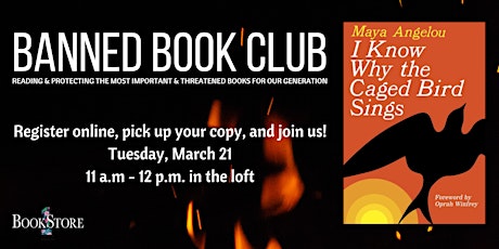 Banned Book Club "I Know Why the Caged Bird Sings" by Maya Angelou