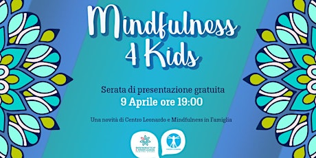 Mindfulness 4 Kids - Serata gratuita di presentazione