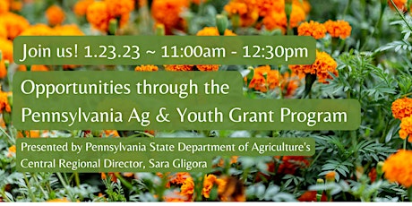 Opportunities through the Pennsylvania Ag & Youth Grant Program