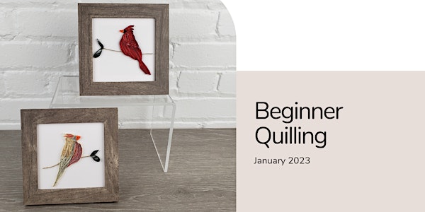 Beginner Quilling: Cardinals