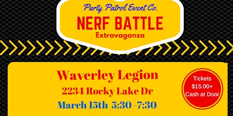 March Break Nerf Battle - Waverlely Legion primary image