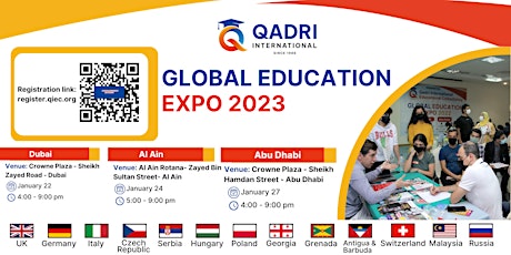 Global Education Expo January 2023-  Abu Dhabi