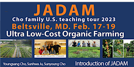 JADAM North American Teaching Tour Beltsville MD 2023