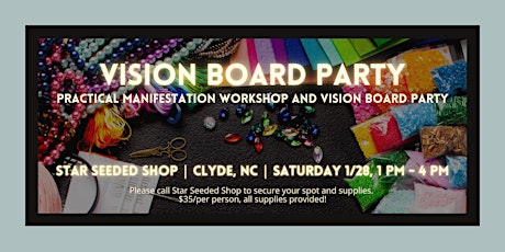 Vision Board Party at Star Seeded Shop