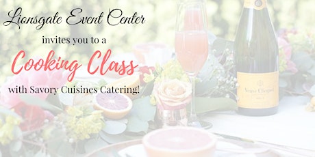 Date Night: Cooking Class with Savory Cuisines Catering primary image