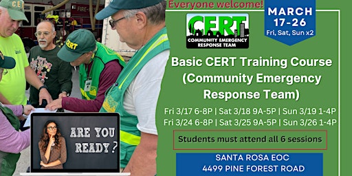 Basic Community Emergency Response Team Training