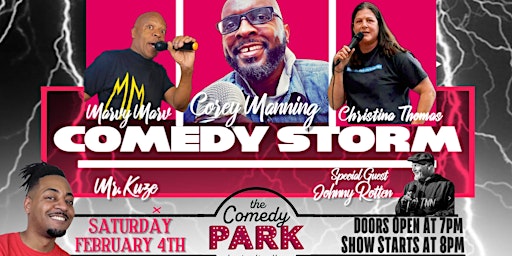 The Comedy Park presents COMEDY STORM Starring Cor