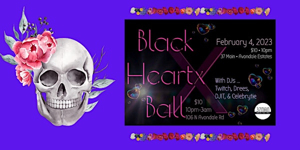 BLACK HEARTX BALL