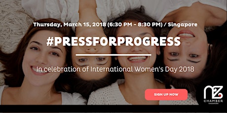 NZ Chamber #PressforProgress | Intl Women's Day 2018 primary image