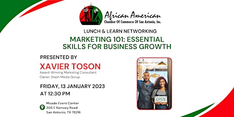 Lunch & Learn: Marketing 101: Essential Skills for Business Growth