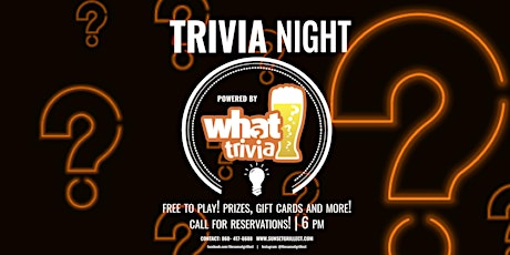 TRIVIA NIGHT at Sunset Grille!