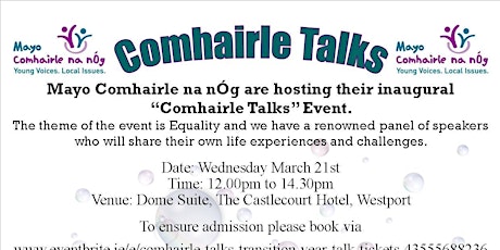 Comhairle Talks (Transition Year Talk)  primary image