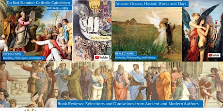 Ancient Greek Hesiod, Works and Days, & Catholic Catechism, Do Not Slander
