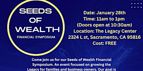 Seeds of Wealth - Financial Symposium