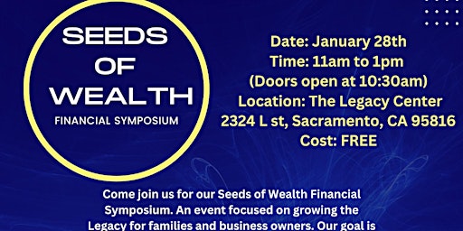 Seeds of Wealth - Financial Symposium