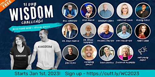 FREE 31 Day Wisdom Challenge - Start off 2023 with Wisdom and Proverbs