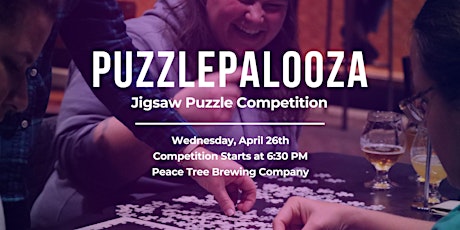 Puzzlepalooza Jigsaw Puzzle Competition at Peace Tree Brewing