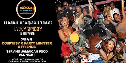 Imagem principal do evento FAYAH SUNDAYS   “NO.1 CARIBBEAN NIGHT”