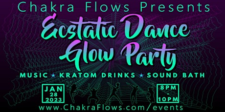 Ecstatic Dance Glow Party with Sound Bath