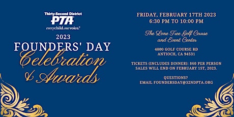 Thirty-Second District PTA 2023 Founders' Day Celebration and Awards