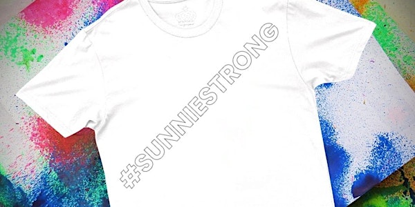#SunnieStrong Tshirt Spraypainting