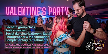 Valentine's Social Dance Party - Latin and Ballroom