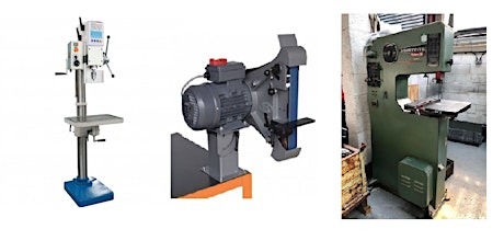 Imagem principal de Drill Press, Linishers, Vertical Bandsaw Induction (HSBNE Members Only)