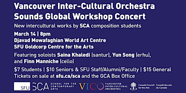 Vancouver Inter-Cultural Orchestra Sounds Global Workshop Concert