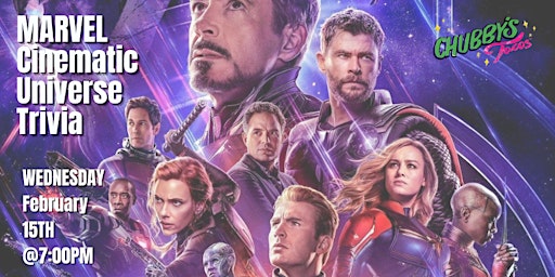 Marvel Cinematic Universe Trivia at Chubby's Tacos Raleigh