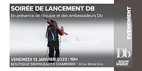 Image principale de Soirée de lancement Db - Chamonix