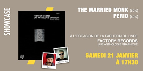 GIBERT showcase : "Factory Records" avec Perio et The Married Monk