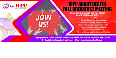 HIPP about Health FREE Breakfast Meeting primary image
