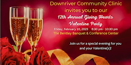 Be Our Valentine Party - 12th Annual Giving Hearts Celebration