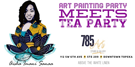 Galentines pARTEA - painting & tea party with Aisha Imani Sanaa (for couple