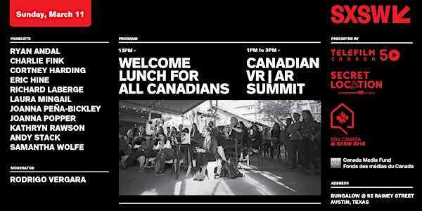 SXSW 2018 - RDV Canada - The Canadian VR|AR Summit