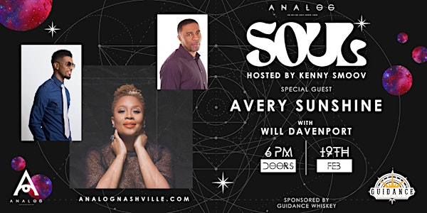 Analog Soul hosted by Kenny Smoov featuring Avery Sunshine