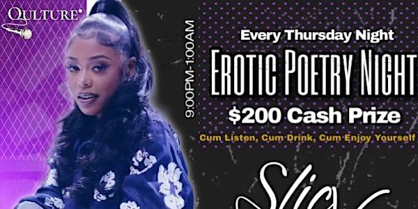 $200 Erotic Poetry Competition | $10 Patron Shots by @IamtheQulture