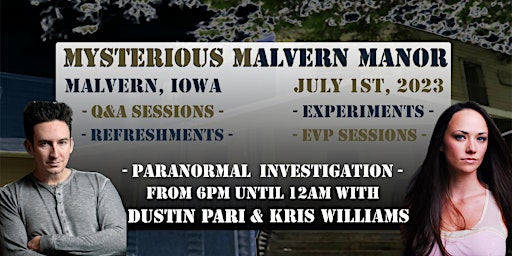 Mysterious Malvern Manor