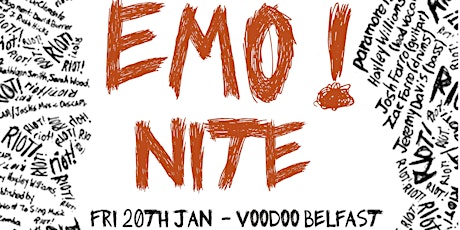 Emo Nite at Voodoo Belfast 20/1/23