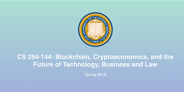 UC Berkeley Blockchain Course Guest Panel Series (II): Payments