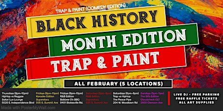 Black History Month: Trap & Paint (Comedy Edition)