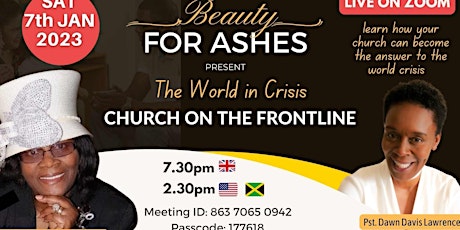 BEAUTY FOR ASHES - CHURCH ON THE FRONTLINE