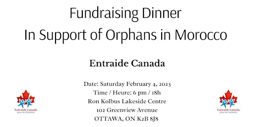 Fundraising Dinner in Support of Orphans in Morocco