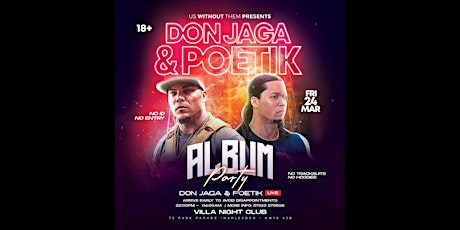 Don Jaga & Poetik - Vitória Album Party