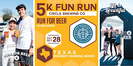 Haunted Hops Halloween 5k Beer Run x Circle  | '23 Texas BRS primary image