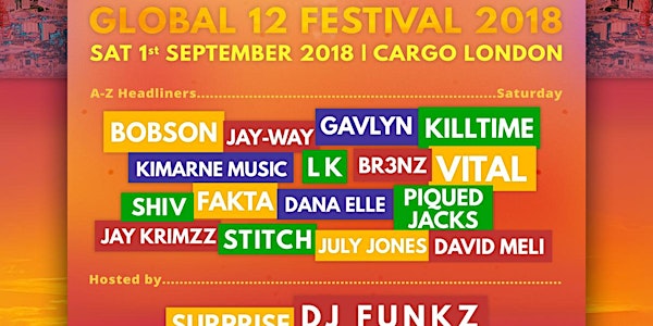 Global 12 Festival Summer 2018